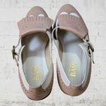 90s Vintage White Mauve Pink Kiltie Wingtip Leather Mary Jane Loafers Size 6.5 Photo 4