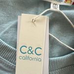 C&C California Holiday Sweatshirt Crewneck Pullover, Light Blue Size M New w/Tag Photo 7