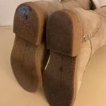 Jack Rogers women beige leather fur Nell over the knee moccasin boots 5 Photo 9