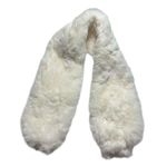 Halara New  Decorative Button Scarf Fuzzy Furry one size Photo 1