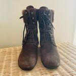 Aquatalia  Brown Faux Fur Lined Marvel Boots size 8.5 Photo 2