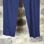 Mario Serrani Made in Italy Woman's Size 8 Blue Black Geometric Shape Trousers Photo 5