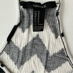 Forever 21  Black and White Chevron Dress Size M Photo 10