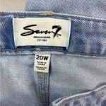 Seven7  Loose Straight 20W Women's High Rise Light Wash Jeans Photo 7