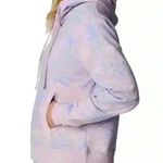 Columbia PFG Slack Water French Terry Hoodie Lavender blue Floral Plus Size 1X Photo 0