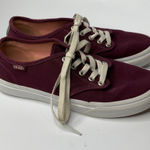 Vans ‎ maroon sneakers size 7 Photo 0