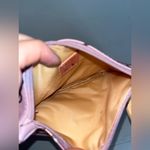 Ipsy April 2020 Abstract Orchid Floral Print Mauve Purple Wood Pull Cosmetic Bag Photo 11