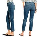 Talbots  Women’s Jeans Flawless 5 Pocket Crop Raw Hem Mid Rise Size 4P Photo 9