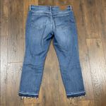 J Crew Mercantile Raw Hem Boyfriend Cropped Jeans Blue Size 29 Photo 5