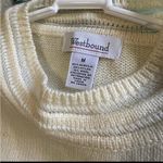 Westbound  Vintage Mockneck Cream Snowflake Embellished Sweater - Medium Photo 3