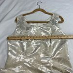 Onyx Nite Cream Gold Long Sleeveless Formal Wedding Dress Sz 16 Women’s Gala Photo 5