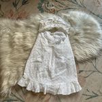 For Love & Lemons Sand Dollar Mini Dress In White Photo 6