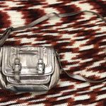 The Sak grunge futuristic gothic Silver crossbody bag purse buckle  Measurement in pics Photo 0