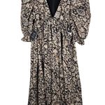 Area Stars Medallion Knee Length‎ Midi Dress Tan M NWT Size M Photo 0