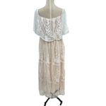 Baltic Born  The Leon White Off Shoulder Maxi Dress Lace Crochet Size XL Photo 9