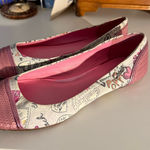 Coach  Poppy White & Pink Ballet Flats Photo 0