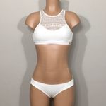 Roxy  ivory crochet bikini set. New Photo 2