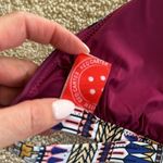 Red Carter Tribal Daze Strappy High Neck Halter Bikini Top Photo 4