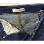 Loft  Curvy Skinny Jeans Size 27 Mid Rise Dark Wash Stretch Denim Photo 2