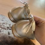 Stuart Weitzman  Gold Bolshoi‎ Napa Ballet Flat Size 7 Photo 4