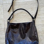 Frye  Melissa Hobo Brown‎ Distressed Leather Shoulder Bag Photo 0