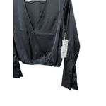 Good American  SATIN WRAP TOP Size Small‎ New with Tags Photo 6