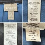 Chico's Chico’s Cotton Lyocell Blend Soft Washed Cargo Zip-Hem Crop Pants Photo 8