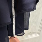 Eliza J Women Sz 8 Navy Blue Embellished Chiffon Gown Formal Elegant Chic Guest Photo 8