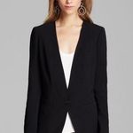 Adrianna Papell collarless boyfriend blazer black Photo 0