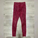 Zyia Nwt  Active Rosa Maze Light n Tight Hi Rise Legging 28" Red Floral Print Photo 4