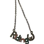 Disney  Vintage Equestrian Necklace Horseshoe Pendant Adventure Theme Photo 2