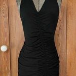 Ramy Brook NWT Shiloh Ruched Bodycon Sexy Mini Little Black Dress - Size XS Photo 0