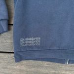 Quiksilver Vintage Y2K Navy Blue Fleece Lined Zip Up Hoodie Sweatshirt Photo 4