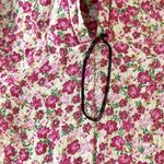 ZARA Pink Ditsy Floral Ruffle Dress Photo 6