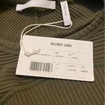 Helmut Lang  cotton Rib Long Sleeve Crewneck Top size XS in Dark resin Photo 3