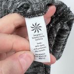 Athleta Women's Metallic Sweater Round Neck Thumbhole Long Sleeve Top Gray XS Photo 4