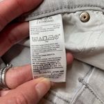 Old Navy Curvy Skinny Jeans Mid Rise Stretch 2 Regular Light Grey Gray Denim Zip Photo 5