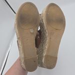 Lucky Brand  REBA Leather Designer Espadrille Wedge Platform Sandals Size 8.5 M Photo 4