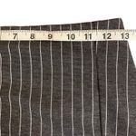 Altar'd State  Pinstripe Mini Skirt Size Small Made In USA Preppy‎ Business Slit Photo 4