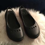Crocs  Crosslight Syler Sling back flats! Black & Pink Photo 4