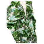 BCBG Cover Up Womens Small Medium Green Tropical Beach Cruise Hawaiian Swim Photo 4