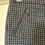 J.Crew - Adorable Houndstooth Wool Zip Up Asymmetrical Skirt - Brand new condition! Photo 4