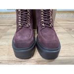 Sam Edelman Lovrin Bootie Spiced Pecan Size 5.5 NWOT Gold Details Dark Burgundy Photo 5