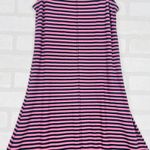 Horny Toad Pink Navy Stripe Sleeveless Cowl Neck A-Line Dress Women's XS Photo 8