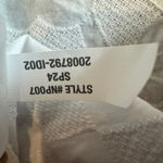 Madewell  Darted V-Neck Crop Top in Floral Retail $92 White Size 6 Photo 9