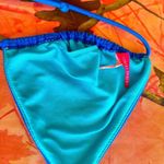 Victoria's Secret victoria’s secret summer y2k bikini top blue turquoise reversible triangle Photo 7