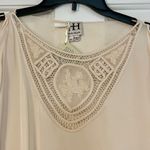 Haute Hippie NWT  Bat Wing Embroidery Blouse 100% Silk XS Photo 1