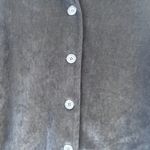 Briggs VTG Faux Suede Neutral Minimalist Lightweight Shirt Jacket Black Size MD Size M Photo 3