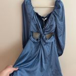 ASTR The Label Anamaria Mini Dress Blue Photo 6