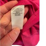 Sandra Darren NWT Nordstrom Asymmetric Tiered Dress Short Sleeve, Hot Pink Large Photo 9